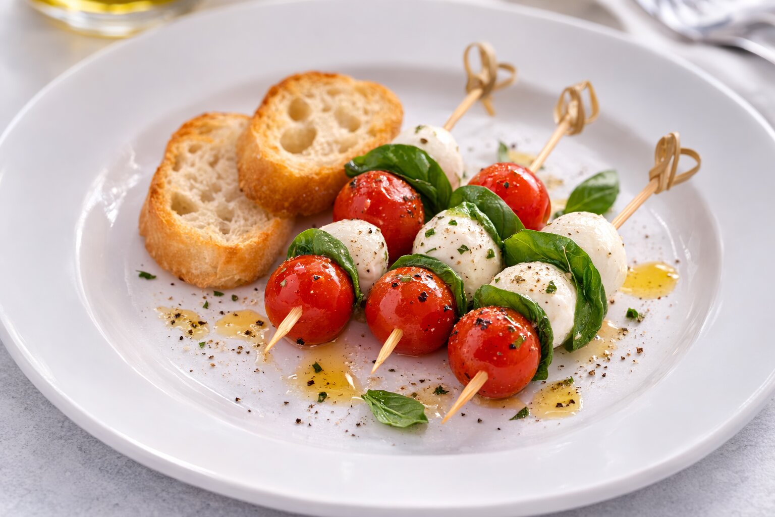 Caprese špízy